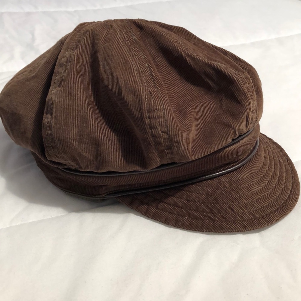 Adorable Corduroy Brown Hat